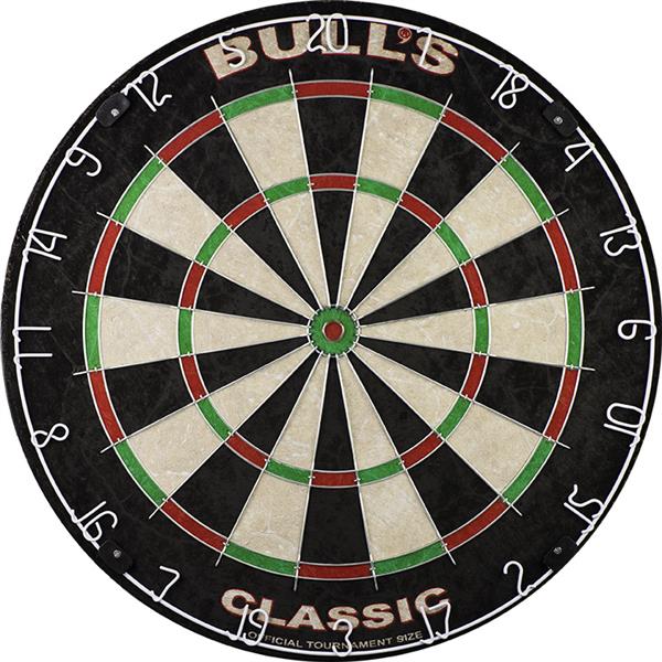 Grote foto bull the classic dartboard bull the classic dartboard sport en fitness darts