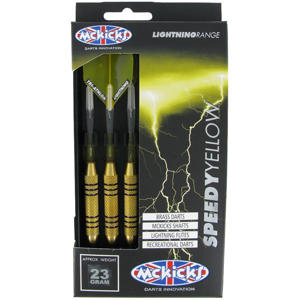 Grote foto mckicks speedy yellow 23 mckicks speedy yellow 23 sport en fitness darts