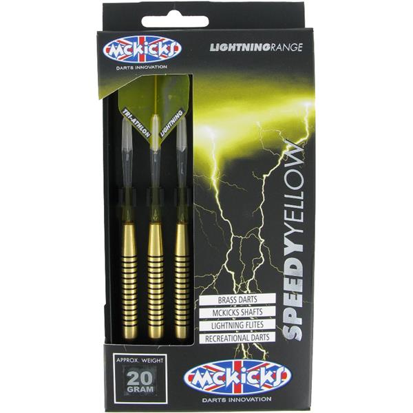 Grote foto mckicks speedy yellow 20 mckicks speedy yellow 20 sport en fitness darts