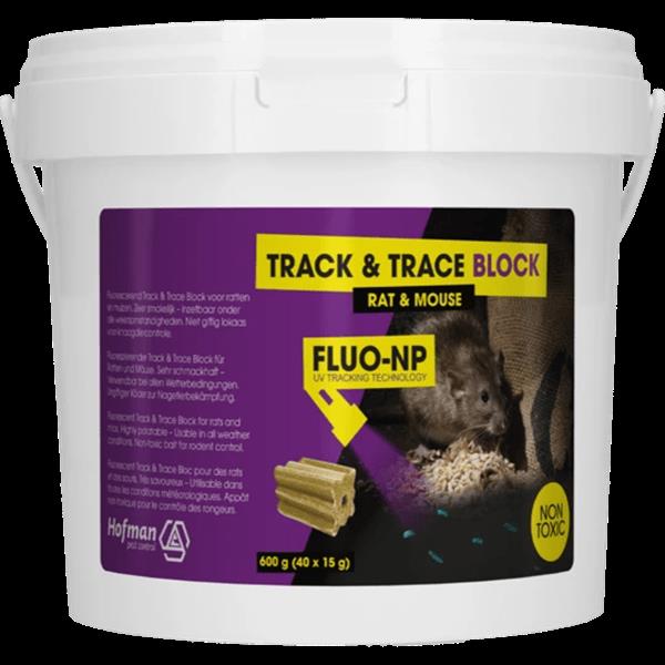 Grote foto track trace block fluo np 40x15g dieren en toebehoren overige