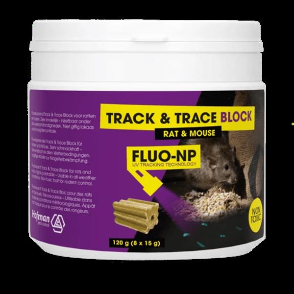 Grote foto track trace block fluo np 8x15g dieren en toebehoren overige