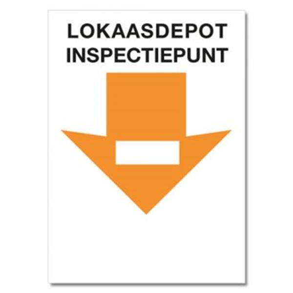 Grote foto sticker inspectiepunt dieren en toebehoren overige