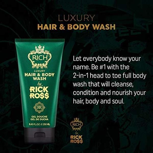 Grote foto rick ross hair and body wash 250 ml kleding dames sieraden