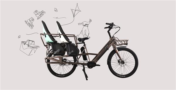 Grote foto brinckers bulk r longtail ebike 3v automatic grey gloss fietsen en brommers elektrische fietsen