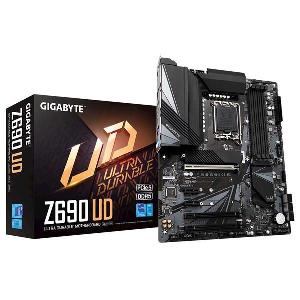 Grote foto gigabyte z690 ud lga 1700 computers en software geheugens