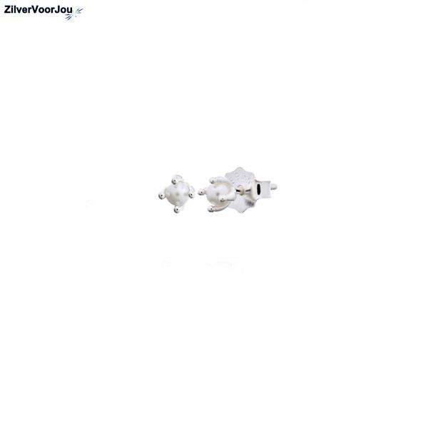 Grote foto zilveren mini 3 mm zoetwaterparel oorstekers sieraden tassen en uiterlijk oorbellen