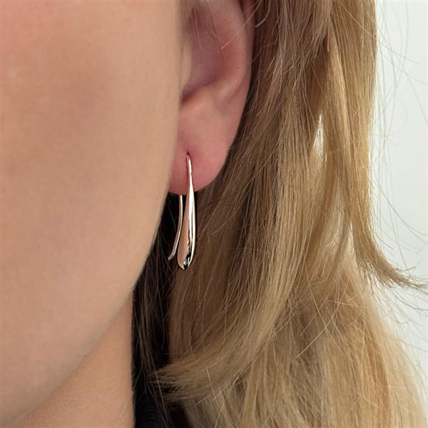 Grote foto zilveren kleine druppel oorhangers sieraden tassen en uiterlijk oorbellen