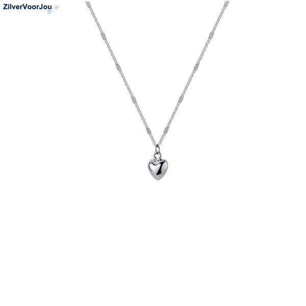 Grote foto zilveren tiny heart ketting goud verguld sieraden tassen en uiterlijk kettingen