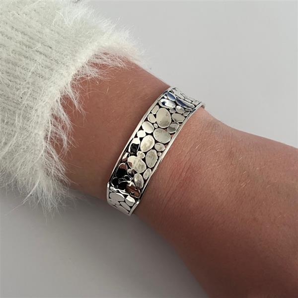 Grote foto zilveren rock armband 16 mm sieraden tassen en uiterlijk armbanden voor haar
