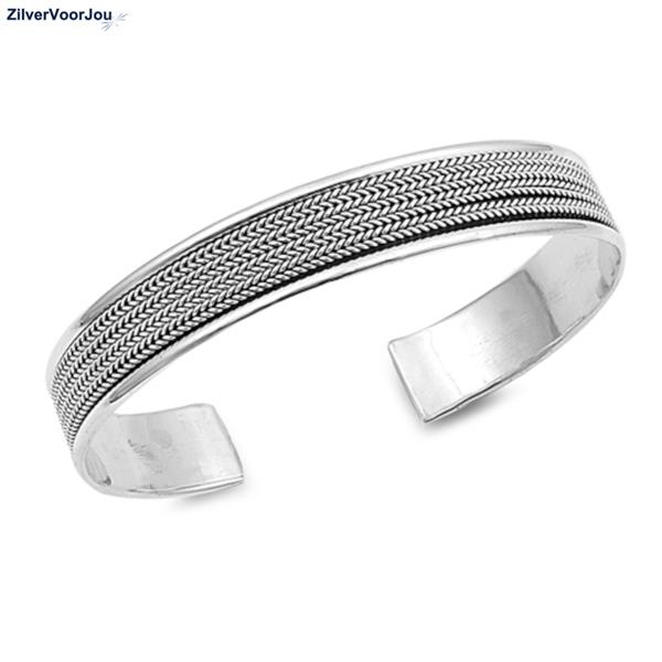 Grote foto zilveren design klemarmband 12 mm sieraden tassen en uiterlijk armbanden voor haar