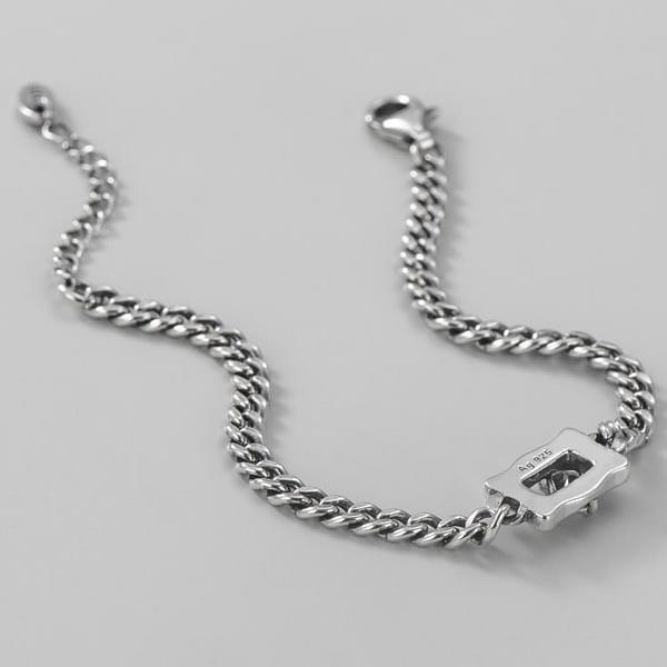 Grote foto zilveren zirkonia gourmet design armband sieraden tassen en uiterlijk armbanden voor haar