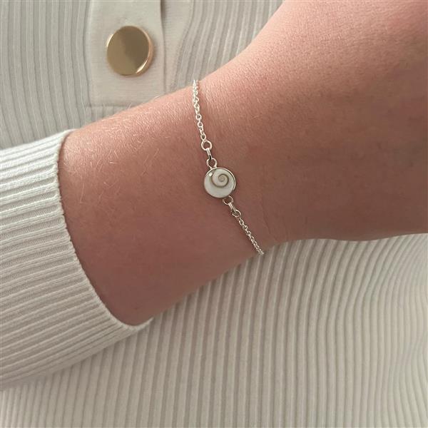 Grote foto zilveren shiva eye armbandje sieraden tassen en uiterlijk armbanden voor haar