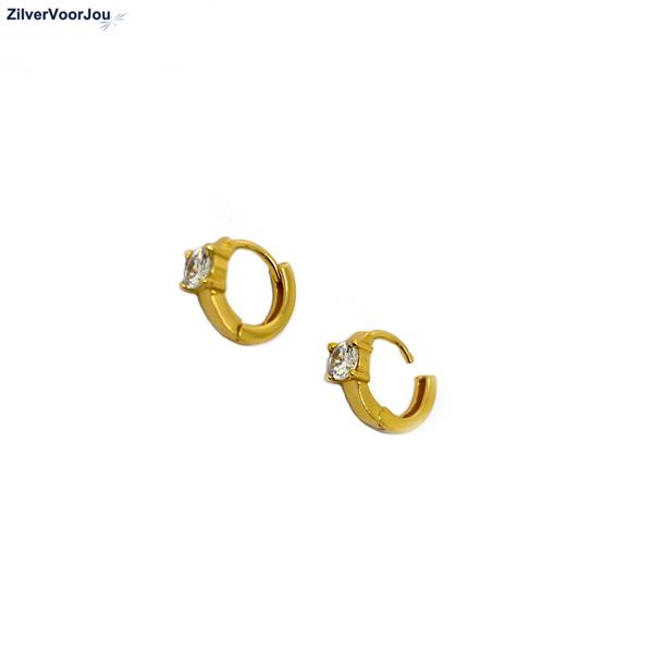 Grote foto zilveren huggie star oorringen 14k geel goud verguld sieraden tassen en uiterlijk oorbellen