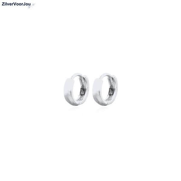 Grote foto zilveren mini huggie hoops sieraden tassen en uiterlijk oorbellen