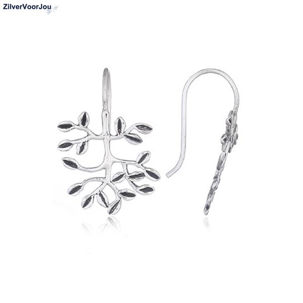 Grote foto zilveren olijf takje oorhangers sieraden tassen en uiterlijk oorbellen