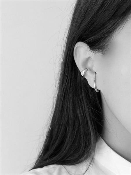 Grote foto 925 zilveren dulcet oorstekers rhodium sieraden tassen en uiterlijk oorbellen
