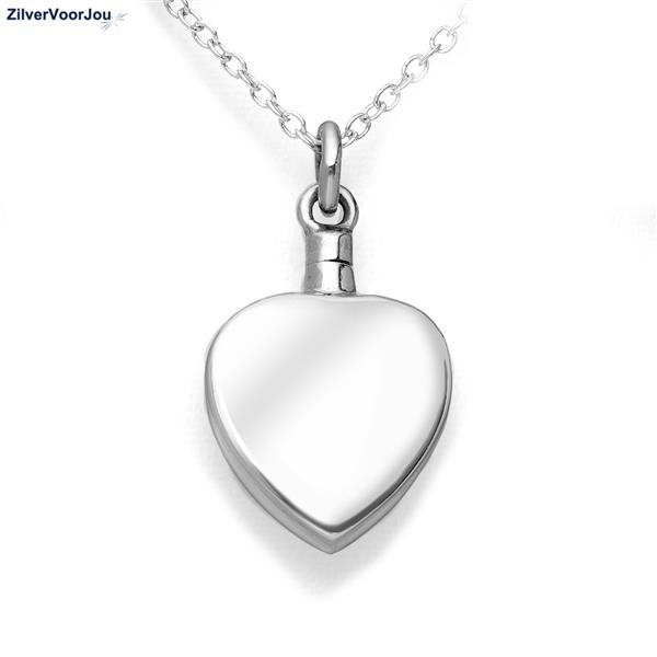 Grote foto zilveren hart ashanger sieraden tassen en uiterlijk kettingen