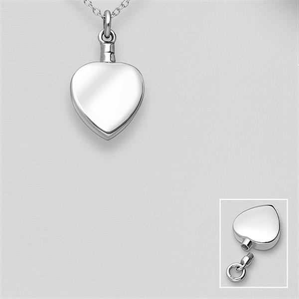 Grote foto zilveren hart ashanger sieraden tassen en uiterlijk kettingen