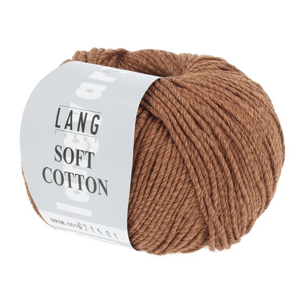 Grote foto lang yarns soft cotton 0015 bruin verzamelen overige verzamelingen