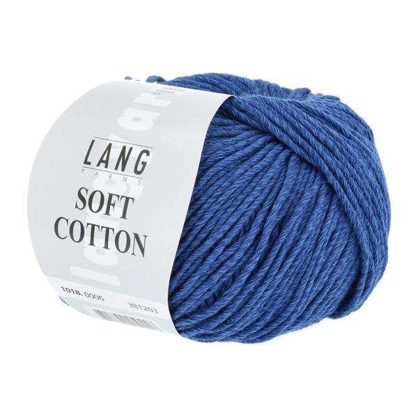 Grote foto lang yarns soft cotton 0006 blauw verzamelen overige verzamelingen