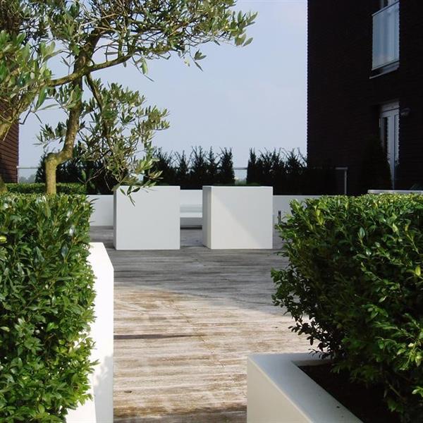 Grote foto polyester flox 24.3 plantenbak 100x40x80 cm. tuin en terras bloembakken