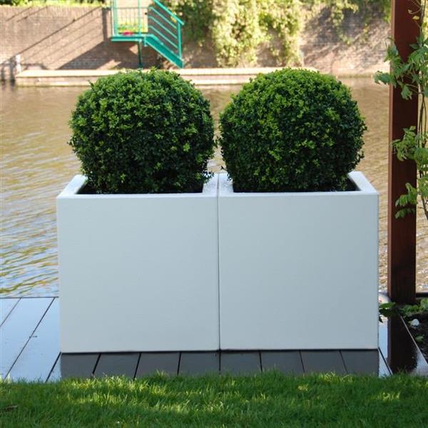 Grote foto polyester flox l24.2 plantenbak 120x40x80 cm. tuin en terras bloembakken
