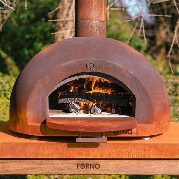 Grote foto forno dome fd1 pizzaoven geschikt voor plaatsing op de forno workstations tuin en terras buitenkeukens