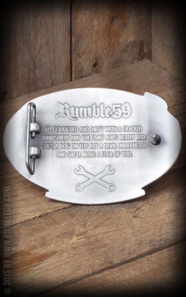Grote foto rumble 59 buckle strong and dirty. kleding dames riemen