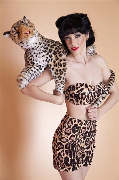 Grote foto tatyana clothing leopard top in xlarge. kleding dames badmode en zwemkleding