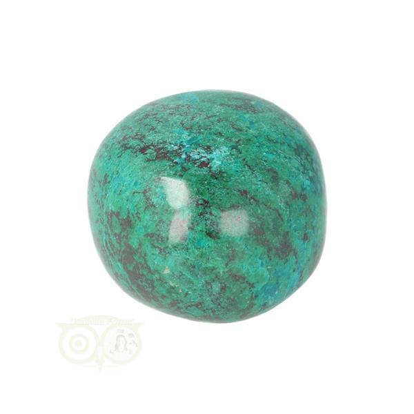 Grote foto chrysocolla trommelsteen nr 28 33 gram verzamelen overige verzamelingen