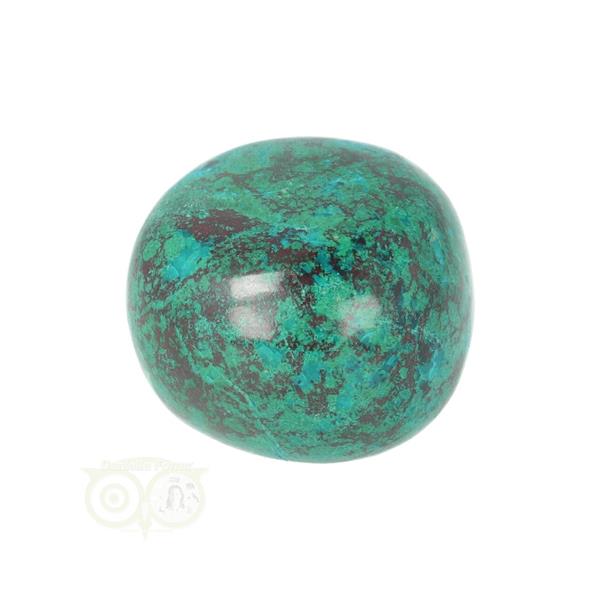 Grote foto chrysocolla trommelsteen nr 28 33 gram verzamelen overige verzamelingen