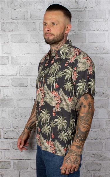 Grote foto karmakula bondi khaki hawaiien shirt. kleding heren t shirts