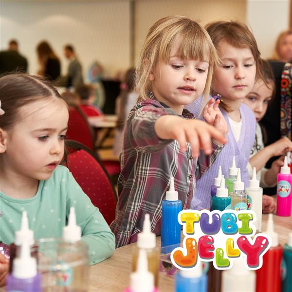 Grote foto tuban tubi jelly set met 6 kleuren en klein aquarium winter kinderen en baby overige