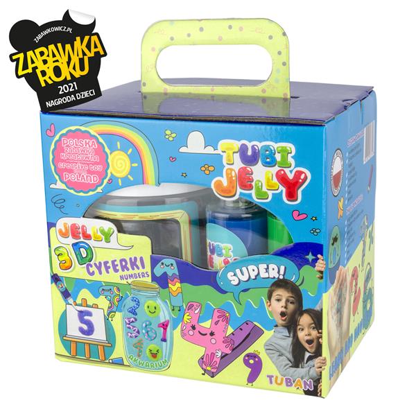 Grote foto tuban tubi jelly set met 6 kleuren en klein aquarium nummers kinderen en baby overige