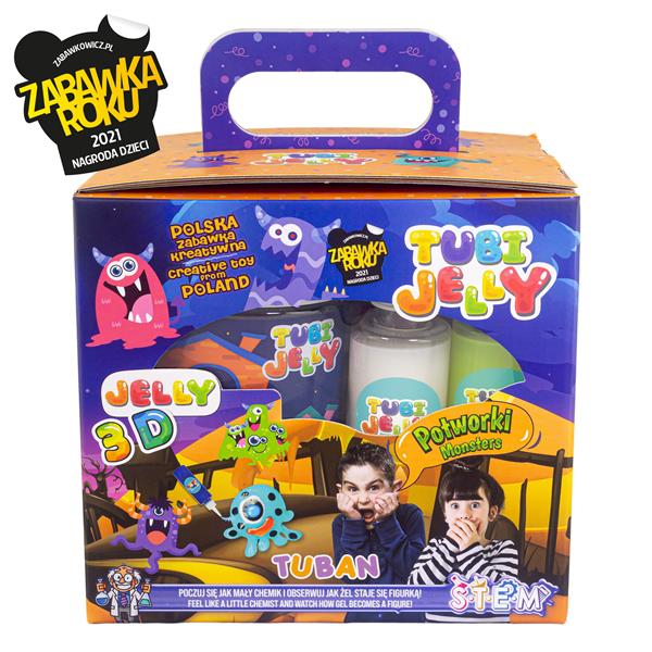 Grote foto tuban tubi jelly set met 6 kleuren en klein aquarium monsters kinderen en baby overige