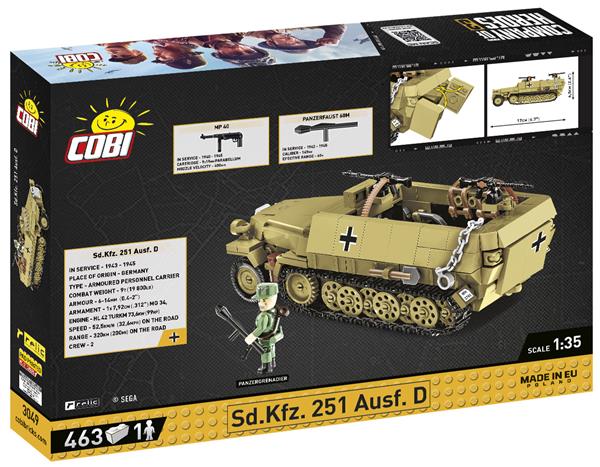 Grote foto cobi 3049 sd.kfz.251 ausf.d kinderen en baby overige