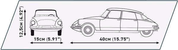 Grote foto cobi 24350 citroen ds19 1956 exe edition kinderen en baby overige