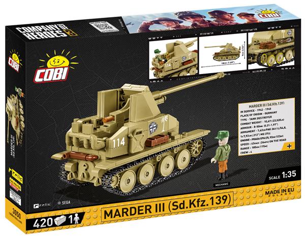 Grote foto cobi 3050 marder iii sd.kfz.139 kinderen en baby overige