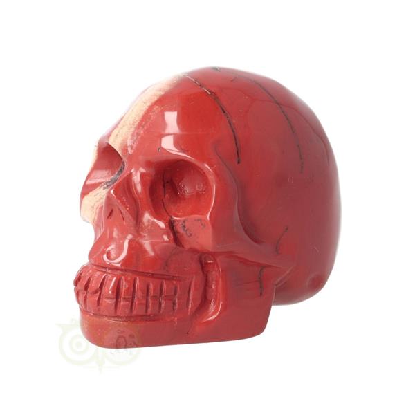 Grote foto rode jaspis schedel nr 16 103 gram verzamelen overige verzamelingen