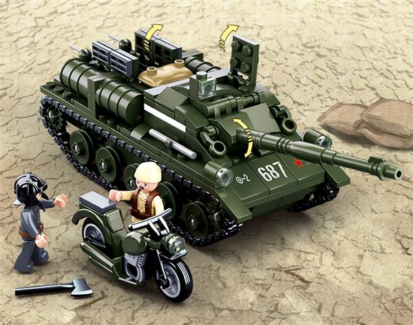 Grote foto sluban geallieerde anti tank tank kinderen en baby overige