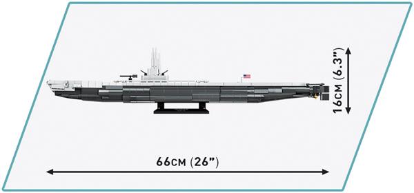 Grote foto cobi ww2 4831 submarine uss tang ss 306 kinderen en baby overige