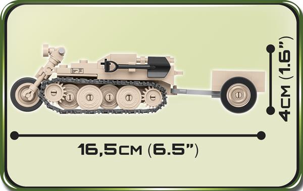 Grote foto cobi ww2 2401 sd.kfz. 2 kettenkrad kinderen en baby overige