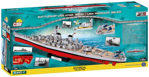 Grote foto cobi ww2 4812 battleship uss iowa missouri 2in1 kinderen en baby overige