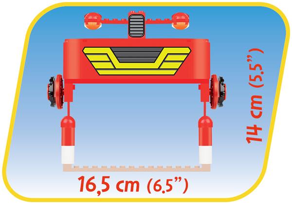 Grote foto cobi 25133 super wings jetts station kinderen en baby overige