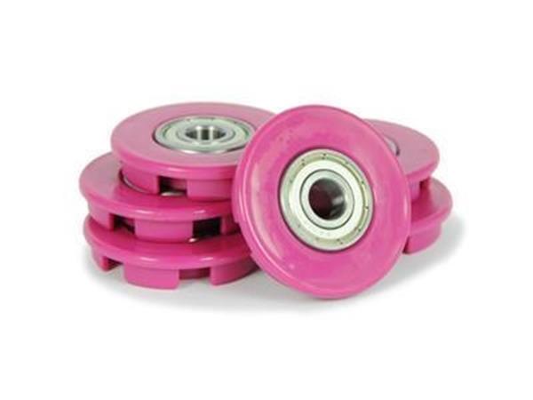 Grote foto berg buddy wielkappen 12mm roze 6x kinderen en baby skelters