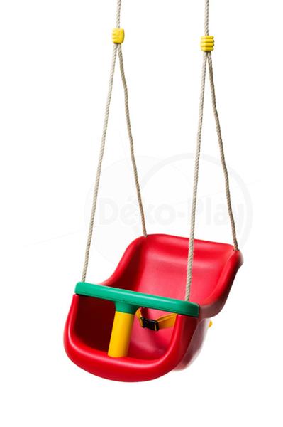 Grote foto d ko play peuter schommelstoel rood met ph touwen kinderen en baby overige