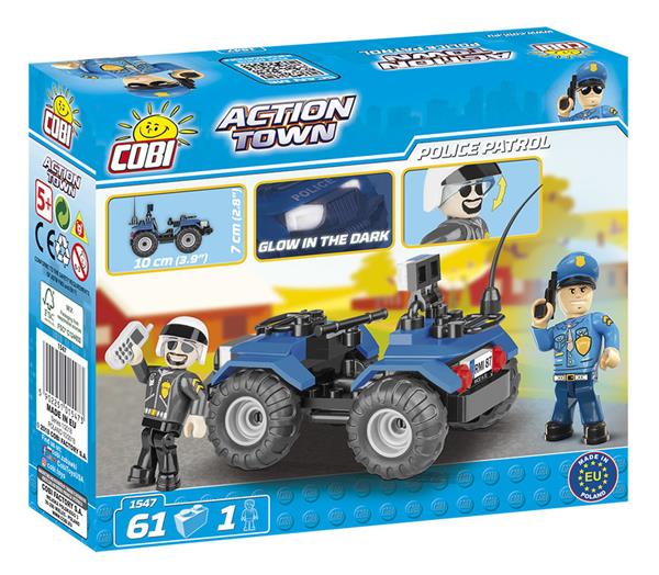 Grote foto cobi action town 1547 atv police patrol kinderen en baby overige