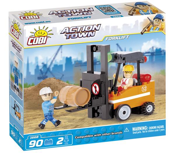 Grote foto cobi action town 1668 heftruck kinderen en baby overige