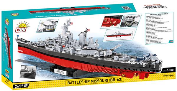 Grote foto cobi 4837 battleship uss missouri bb 63 kinderen en baby overige