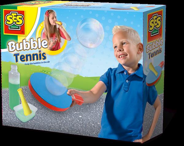 Grote foto bubble tennis bellen hooghouden kinderen en baby overige